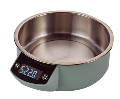 China With Scale Tray New Style Design Kitchen Digital Scale With Stainless Bowl for sale