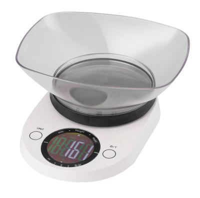 China With Scale Tray TY3139 Hot Selling Stainless Steel Electronic Household Digital Food Kitchen Scale CE ROHS LFGB for sale