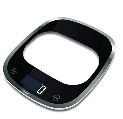 China With Scale Tray Multifunction Oval Shaped Glass Food Digital Kitchen Scale for sale