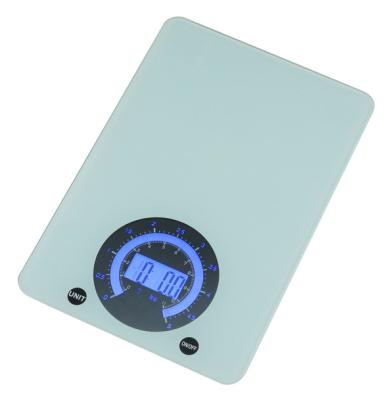 China Kitchen Scale Type New Round Large LCD Digital Kitchen Scales for sale