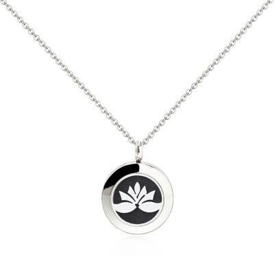 China Eco-Friendly Stainless Steel Jewelry 20mm Aromatherapy Essential Oil Diffuser Pendant Necklace Pendant for sale