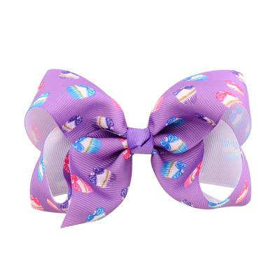 China Handmade Party Ceremonies Functional Hair Bow Baby Ribbon Hair Bow Headband With Sturdy Hair Clip for sale