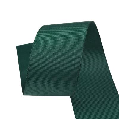 China Large Solid Color Cheap Ribbon 75mm Solid Grosgrain Ribbon For Hair Bow for sale