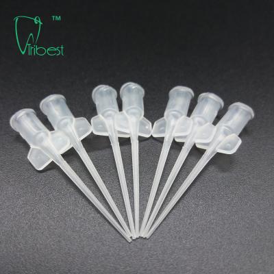 China Dental Regional Disposable Micro Tip Plastic Dental Capillary Tips 0.43mm for sale