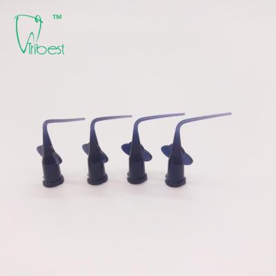 China Hot Sale Disposable Plastic Dental Bendable Tip Curved / Pre-Bent Tip for sale