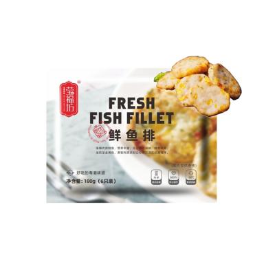 China NATURE Chinese Chaoshan Snacks Factory Wholesale Luxurious Fried Fish Steak Fresh Fish Fillets for sale