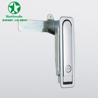 China Industrial Cabinet Cabinet Panel Swing Door Handle Electronic Lock, Matte Chrome Plating with Keys, AB-152-2-1 for sale