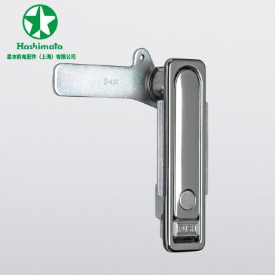 China AB-152-1-1S Chrome Plating Electric Zinc Alloy Waterproof Swing Door Handle Electric Cabinet Lock With Key for sale