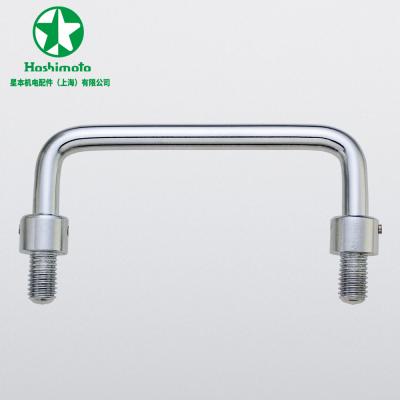 China Heavy duty spring handle pulls, A3 steel, SUS, polishing chrome, various mechanical equipment, K-5201 for sale