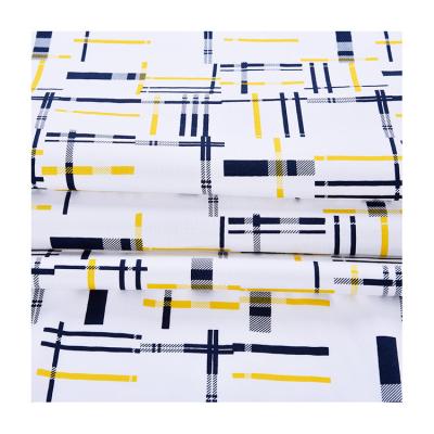 中国 Anti Pill Cotton Fabric China Grid Pattern Designer Fashion Sewing Fabric Abstract Cotton Fabric For Printing 販売のため