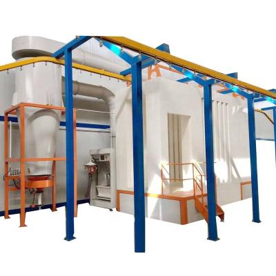 China ABD Powder Coating Production Line mit dem Kurieren von Oven Automatic Spray Booth zu verkaufen