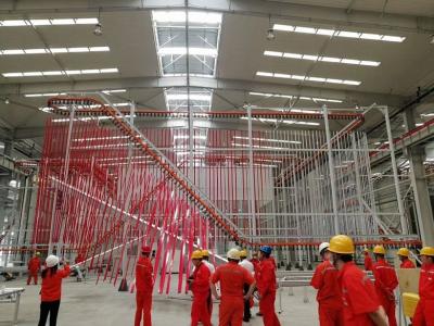 Cina Linea di rivestimento verticale della polvere del lamiera galvanizzato linea di rivestimento della polvere di metallo di grande capacità in vendita