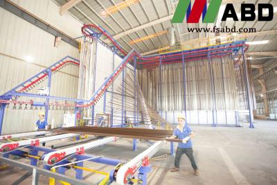 China Hot Sale Product Aluminium Profiles Vertical Powder Coating Line Equipment for sale