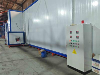 China Cuerpo del horno de conservación de calor velocidad del transportador ajustable Línea horizontal de recubrimiento de polvo con superficie estándar 400m2/T en venta