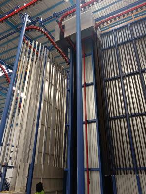 China Vertical Powder Coating Line for Aluminum Profiles with Single-Phase Voltage 220V ±10% and Three-Phase Voltage 380V± 10% for sale