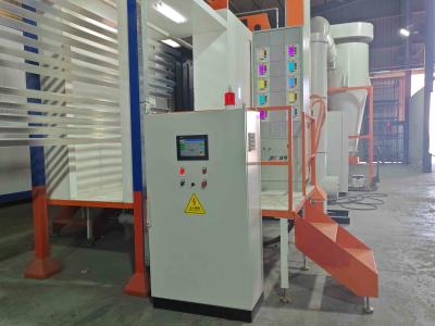 China ABD Irag Full-automatic Horizontal Frequency With Full-automatic Spraying Gun Surface Treatment  Equipment for Power Supply in Horizontal Powder Coating Line for sale