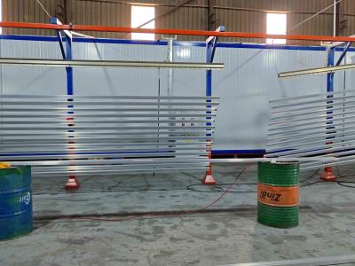 China ABD Turkmenistan Full-automatic Horizontal With Full-automatic Spraying Gun Surface Treatment  Equipment for Power Supply Powder Coating Line for sale