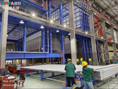 China Línea de producción de anodizado vertical de gabinete eléctrico múltiple de alto rendimiento para tratamiento de superficie de aluminio Equipo ABD en venta