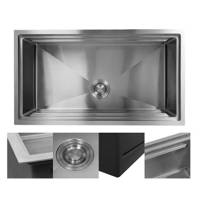 China Without Faucet High Grade Bar Sinks Stainless Steel Single Bowl Luxury Kitchen Sink for sale