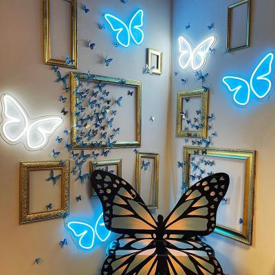 China Neon Sign For DC 12V Free Custom Lamp LED Acrylic Butterfly Neon Light Bar Shop OEM Design Acrylic Neon Sign for sale