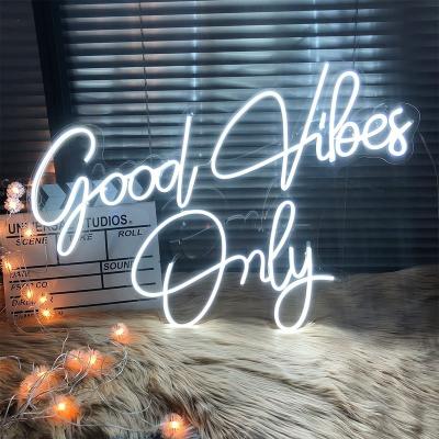 China Neon Sign For Bar Shop Cup Shapes Flex Silicone Neon Light Good Vibraphone Happy Birthday Neon Sign Custom Letters Only for sale