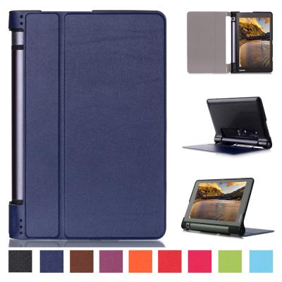 China Slim Leather Stand Case PU Cover Magnetic Folio Case Cover For Lenovo Yoga Tab 3 8