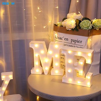 China Buildings Wholesale Custom Battery Marquee Letter Number Letter Light For Wedding Birthday Party Decoration Te koop