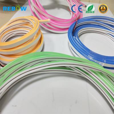 China LANDSCAPE Ultra Thin 6mm 8mm Color Jacket 12V Silicone Dot Free Led Neon Flex Rope Light for sale