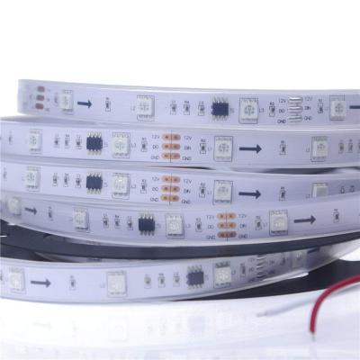 China Outdoor Activity Dream Color Flexible LED Strip 12V WS 2811SMD5050 RGB LED Strip Light For CE RoHS Certificate for sale