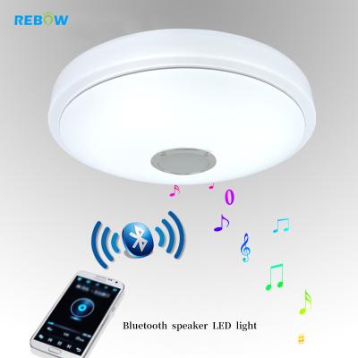 China Rebow Dropshipping 36W New Modern Modern APP Control Speaker Music Mounted Room Lighting Ceiling zu verkaufen