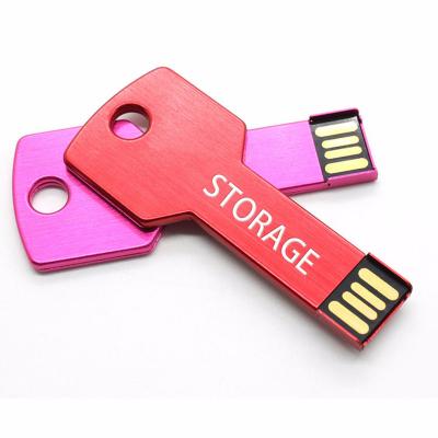 China Cheap Metal Key Bulk Shape Usb 2.0 Flash Drive 3.0 16Gb Pendrive Custom Logo 2 Gigabyte 32Gb Usb Memory Stick for sale