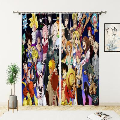 China Custom Blackout Curtain Makers Provide High Definition 3D Digital Animation Game Series For Indoor And Outdoor Rainy Days for sale