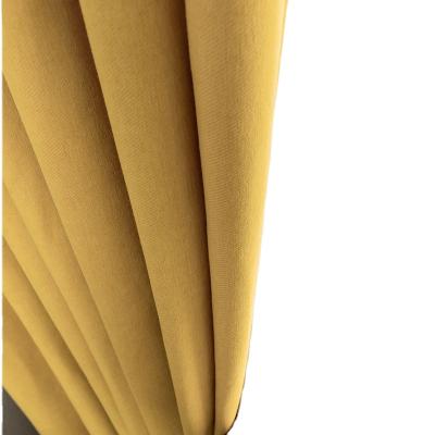 China Thick Brushed Fire Retardant Finished Custom Engineered Blackout Alpaca Hotel Blackout Curtains Single Bedroom Living Room Curtains for sale