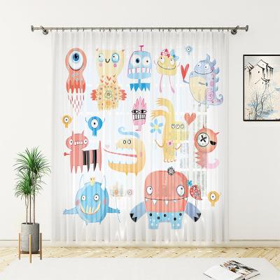 China Customized Kids Room 3D Digital Cartoon Shrink-Resistant Customized Window Screens From Manufacturers To Pictures for sale