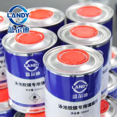 China Pool Liner Welding Liquid PVC Material For Pool Liner Installation Accessories Hot Melt Adhesives Paper Box Customized National Color Standard for sale