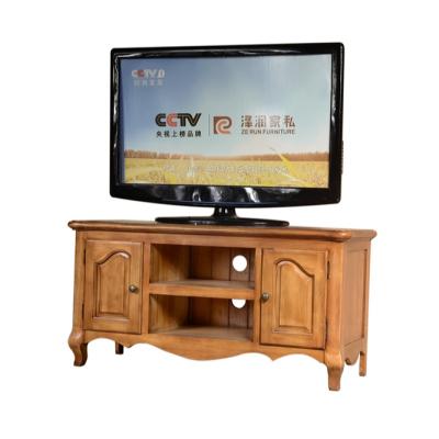 China European Style New Generation Minimalist Widescreen Solid Wood TV Stand Cabinet Widescreen Living Room Furniture for sale