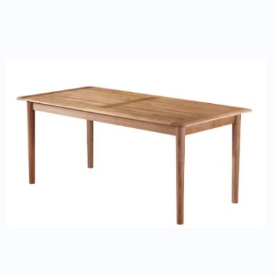 China Factory supply high quality modern simple style natural oak solid dining table with competitive price for dining furniture for sale