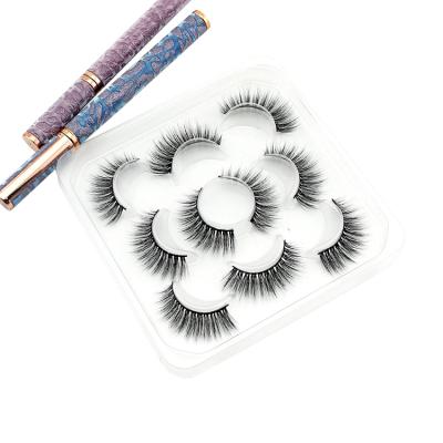 China Natural Soft Synthetic Hair Eyelash Natural Eyeliner Curling Eyeliner Professional Eyelash Grafting Liquid Set for sale