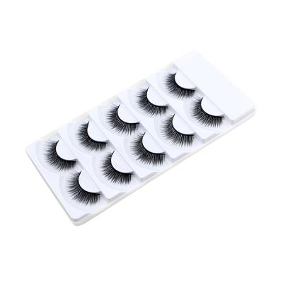 China Custom Hot Selling High Quality China Natural Soft Eyelash 3d Curved Synthetic Hair False Eyelashes Set for sale