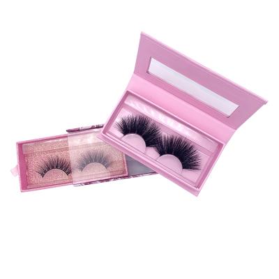 China Natural Soft 3d False Mink Eyelashes Lashes New Arrival Fluffy Tapered Seller With Box Packing for sale