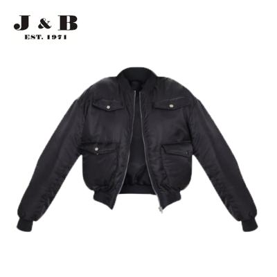 China Popular plus size high quality black oversized jacket, bomber jacket, baseball uniform for sale