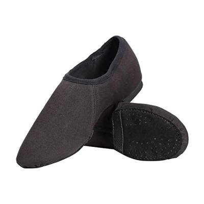 China Good Quality Professional Dancer Shoes Wholesale Slip On Dance Shoes for Girls and Boys Stretch Top Canvas Jazz Shoe for sale