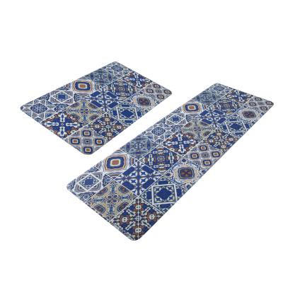 China Washable Anti Fatigue Kitchen Floor Mats Waterproof Non Slip Kitchen Cover for sale