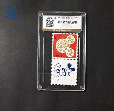 China Stamp Collection Customized New Designed OEM Transparent Acrylic Stamp Display Slabs for sale