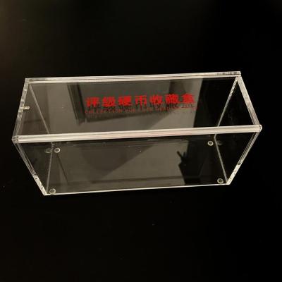 China Built in 18PCS 83MMx59MMx9MM 83MMx59MMx9MM Coin Slab Coin Holder Coin Collection Box Collection Box PCGS NGC Acrylic Tiles for sale