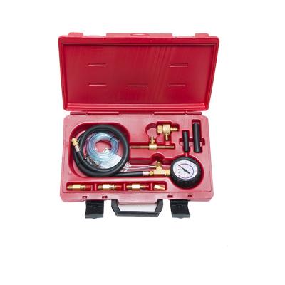 China Vehicle Tools 12V Gasoline Pressure Tester Kit Gasoline Fuel Injection Pressure Tester for sale