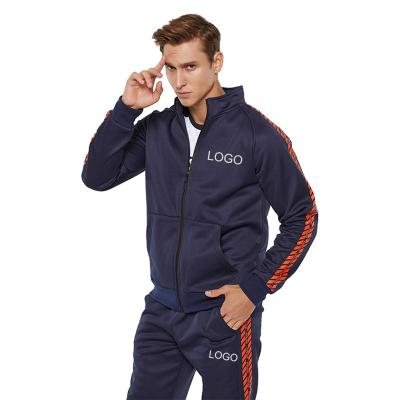 China Custom QUICK DRY Winter Tracksuits Jogger Suit Mens Tracksuit Zipper Sweat Suit Sports Zipper Sports Wear Two Piece Sweatsuit Sets Men for sale