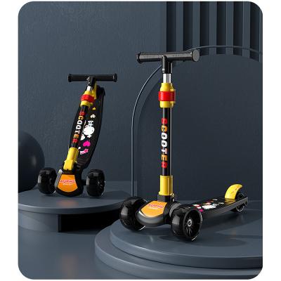 China PVC Foldable Kids Kick Scooter , Luminescent Flash Scooter For Children Kids Toys for sale