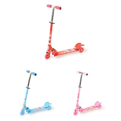 China PVC Foldable Kids Kick Scooter , Luminescent Flash Scooter For Children Kids Toys for sale