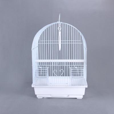 China Large Cheap Viable Galvanized Pink Canary Collapsible White Collapsible House Bird Cage For Sale for sale